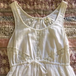 White Crochet O’Neill Dress